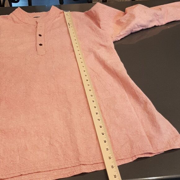 Cotton Made In India Pink Shirt and Drawstring Pants Set - Picture 7 of 16